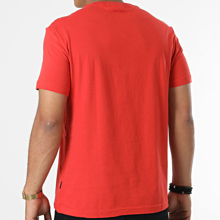 Calvin Klein - Camiseta Multi Logo 7606 Rojo Ladrillo