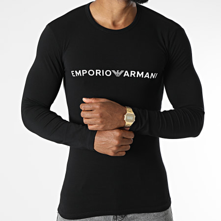 Emporio Armani - Tee Shirt Manches Longues 111959-1A520 Noir