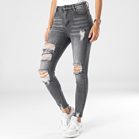 Girls Outfit - Jean Skinny Femme A188 Gris