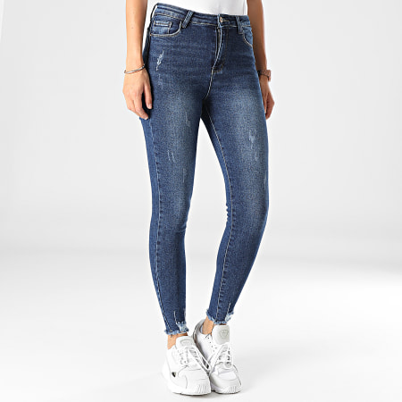 Girls Outfit - Jeans skinny da donna B1009 Denim blu