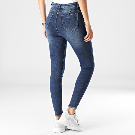 Girls Outfit - Jeans skinny da donna B1009 Denim blu