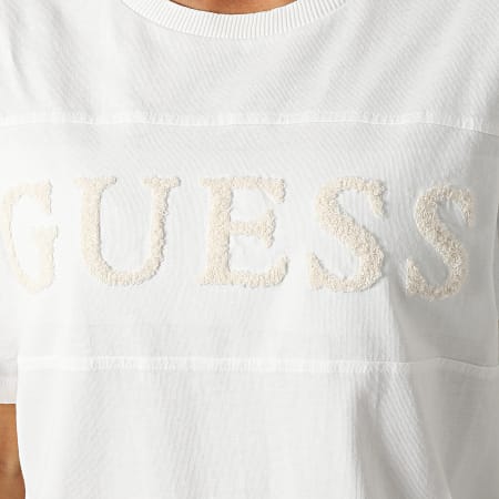 Guess - Tee Shirt Femme M1BI14 Blanc