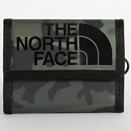 The North Face - Portefeuille Base Camp Camouflage Vert Kaki