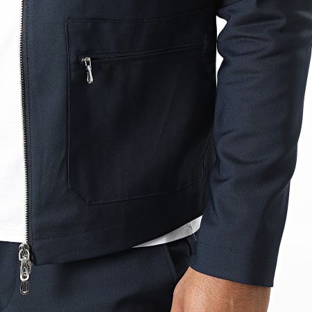 Black Needle - Set giacca pantalone ZY1106 blu navy scuro