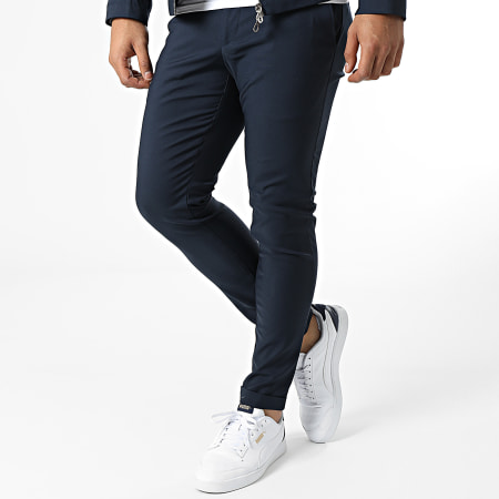 Black Needle - Set giacca pantalone ZY1106 blu navy scuro