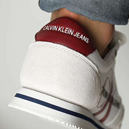 Calvin Klein - Sneaker a basso profilo Laceup 0026 Bright White