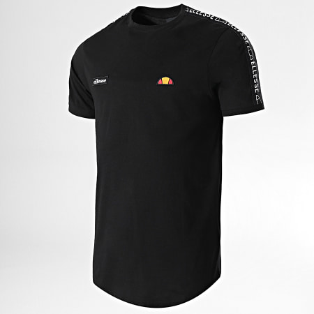 Ellesse - Fede SHC05907 Camiseta extragrande con bandas Negro