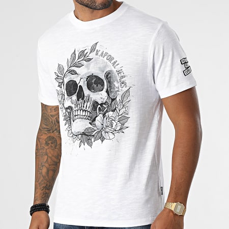 Kaporal - Camiseta floral blanca Regis