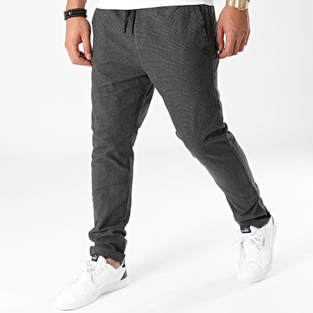 MZ72 - Pantaloni a quadri grigio antracite Esmart