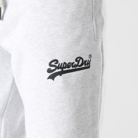 Superdry - Pantalon Jogging Vintage Logo Rag M7010730A Gris Chiné