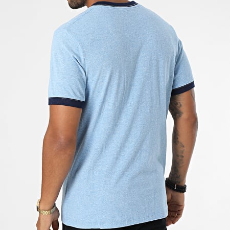 Superdry - Camiseta Ringer Vintage M1011183A Azul Claro Jaspeado