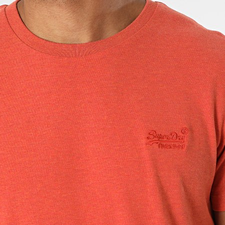 Superdry - Tee Shirt Vintage Logo Embroidery M1011245A Orange Chiné