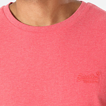 Superdry - Tee Shirt Vintage Logo Embroidery M1011245A Rose Chiné