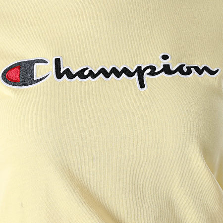 Champion - Maglietta da donna 114472 Giallo