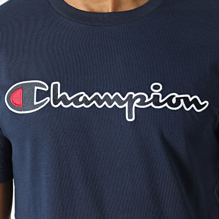 Champion - Tee Shirt 216473 Bleu Marine