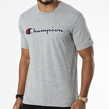 Champion - Tee Shirt 216473 Gris Chiné