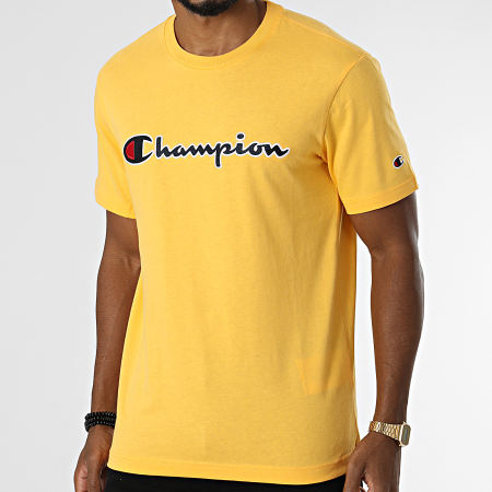 Champion - Tee Shirt 216473 Jaune
