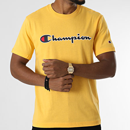 Champion - Tee Shirt 216473 Jaune