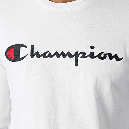 Champion - Tee Shirt Manches Longues 216474 Blanc