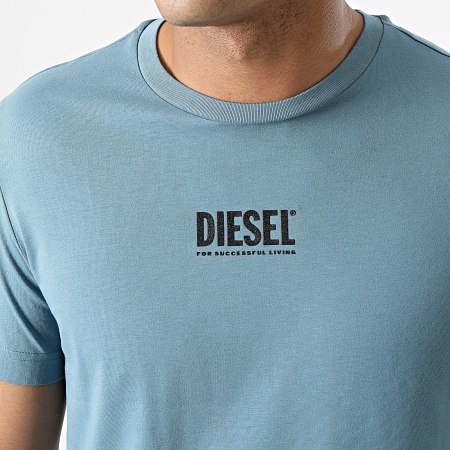 Diesel - Maglietta Diegos Ecosmallogo A02878-0AAXJ Azzurro