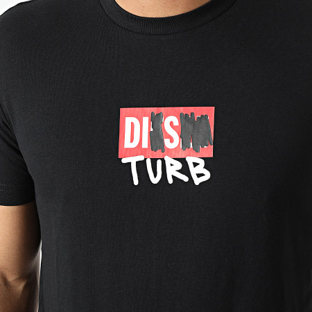 Diesel - Tee Shirt Diegos A03264-0GRAM Noir