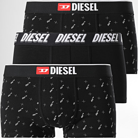 Diesel - Lot De 3 Boxers Damien 00ST3V Noir