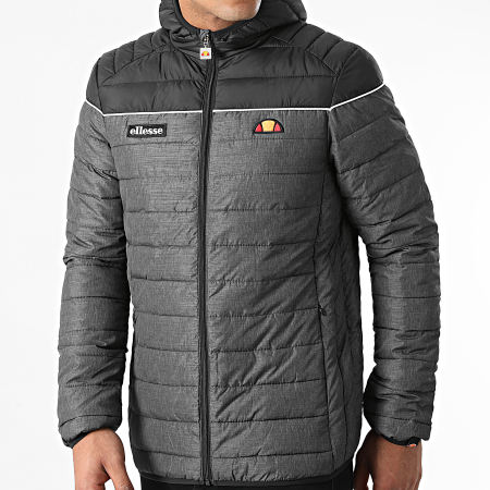 Ellesse - Doudoune Capuche Lombardy 2 Padded Gris Anthracite