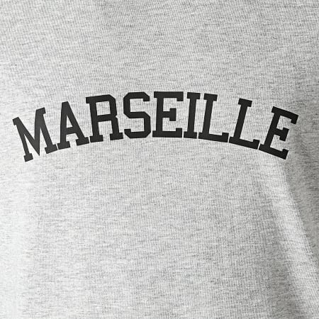 Luxury Lovers - Tee Shirt Enfant Marseille Gris Chiné