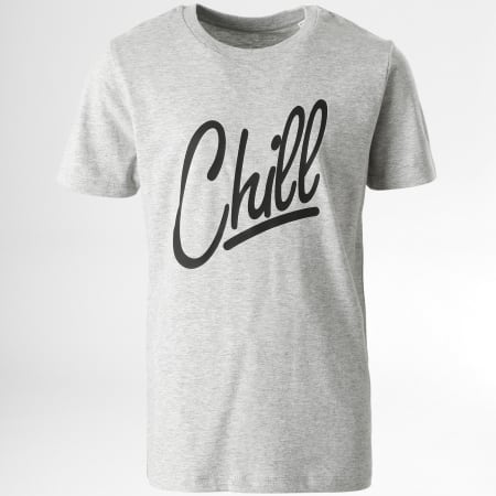 Luxury Lovers - Tee Shirt Enfant Chill Gris Chiné