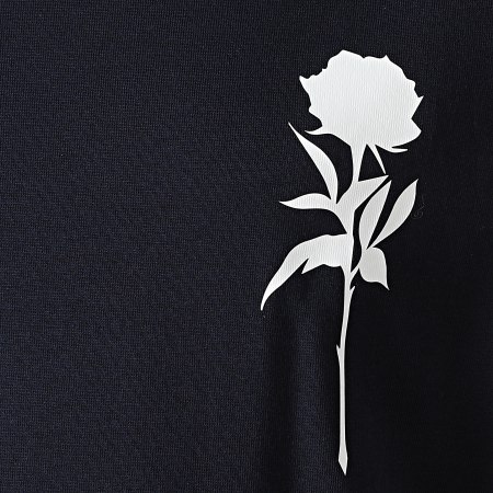 Luxury Lovers - Tee Shirt Enfant Roses Bleu Marine