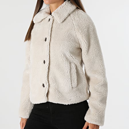 Only - Giacca in pile da donna Emily Beige