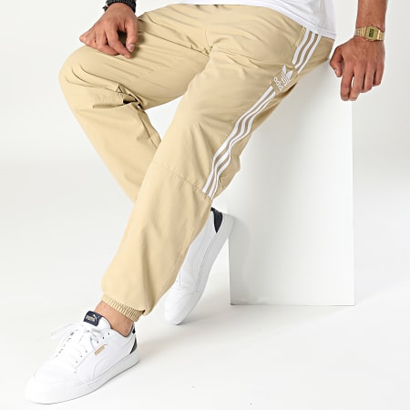 Adidas Originals - Pantalon Jogging A Bandes H41385 Beige