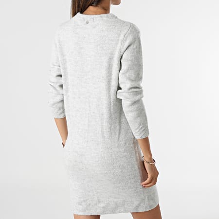 Deeluxe - Robe Pull Femme Andressa Gris Chiné