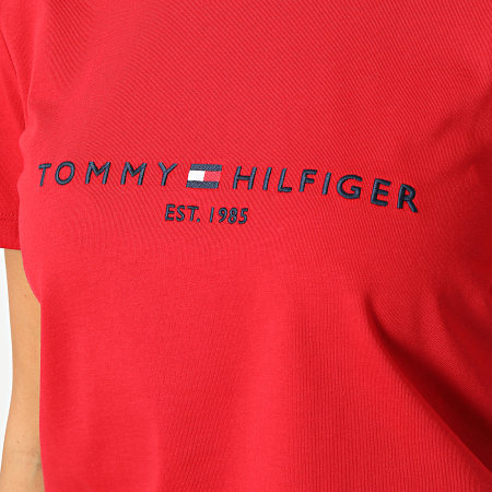 Tommy Hilfiger - Tee donna Regular 8681 Rosso