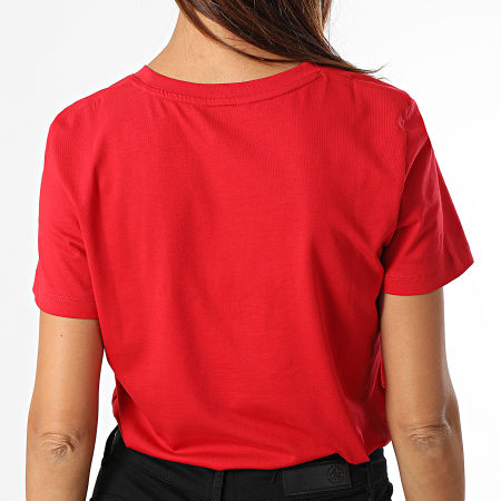 Tommy Hilfiger - Tee Shirt Femme Regular 8681 Rouge