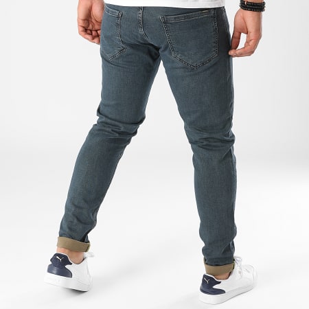 Classic Series - Slim Jeans 7616 Iridescent Reflective Blue Denim