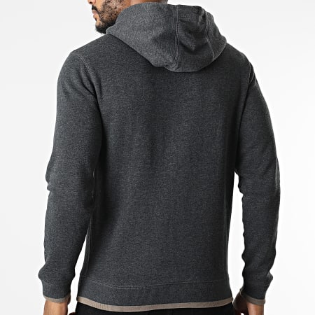 Teddy Smith - Sweat Capuche Siclass 10913638D Gris Anthracite Chiné