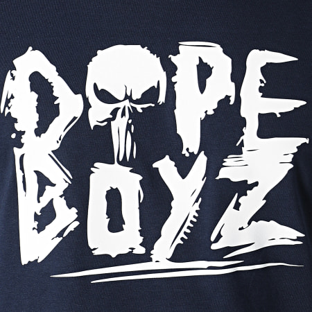 Diddi Trix - Tee Shirt Dope Boyz Bleu Marine Blanc