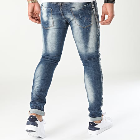 Uniplay - 588 Jeans skinny in denim blu