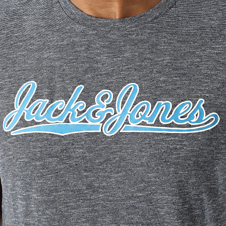 Jack And Jones - Tee Shirt Nimbus Bleu Marine Chiné