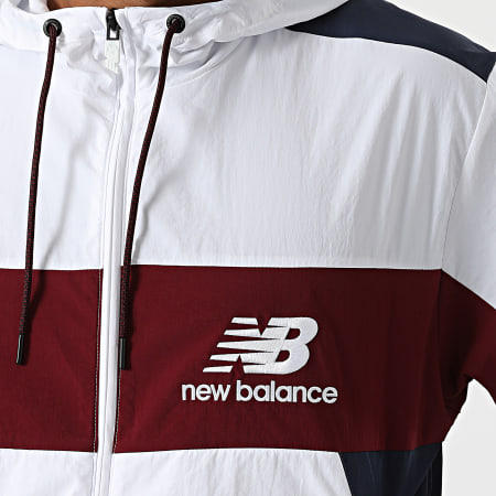 New Balance - Cappa a vento MJ13500 Bianco