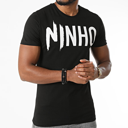 NI by Ninho - Tee Shirt TS002 Noir Blanc