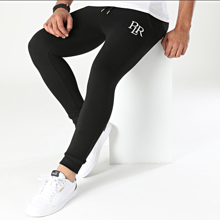 Rimkus - Pantalón jogging PLR negro blanco