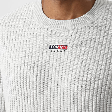 Tommy Jeans - Pull Structured Graphic 1362 Blanc