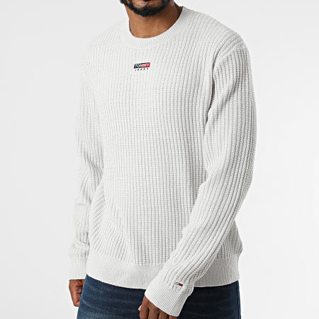 Tommy Jeans - Pull Structured Graphic 1362 Blanc