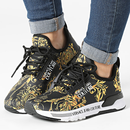 Versace Jeans Couture Baskets Femme Fondo Dynamic 71VA3SA5 Black