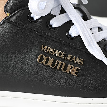 Versace Jeans Couture - Baskets Femme Fondo Court 71VA3SKL Black Gold