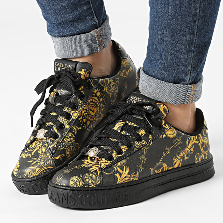 Basket versace noir femme shop