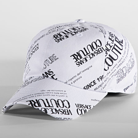 Versace Jeans Couture - Casquette Printed Warranty Blanc