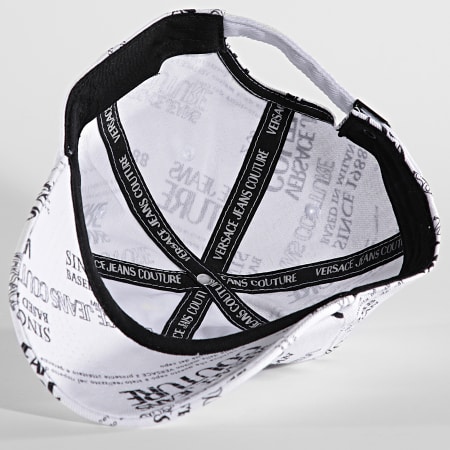 Versace Jeans Couture - Casquette Printed Warranty Blanc